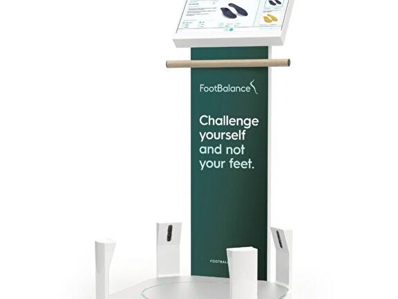 Footbalance kiosk 3D scan 